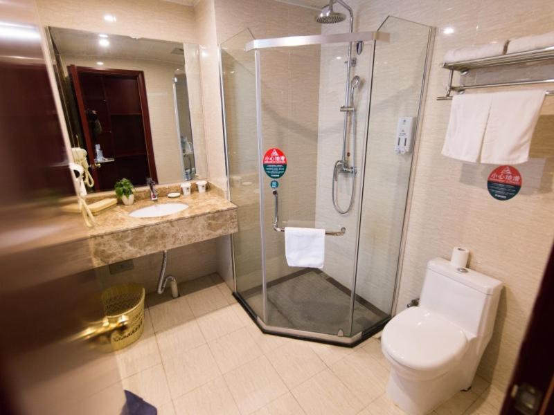 Greentree Inn Anhui Guangde Zhongyang Lecheng Business Hotel Exterior photo